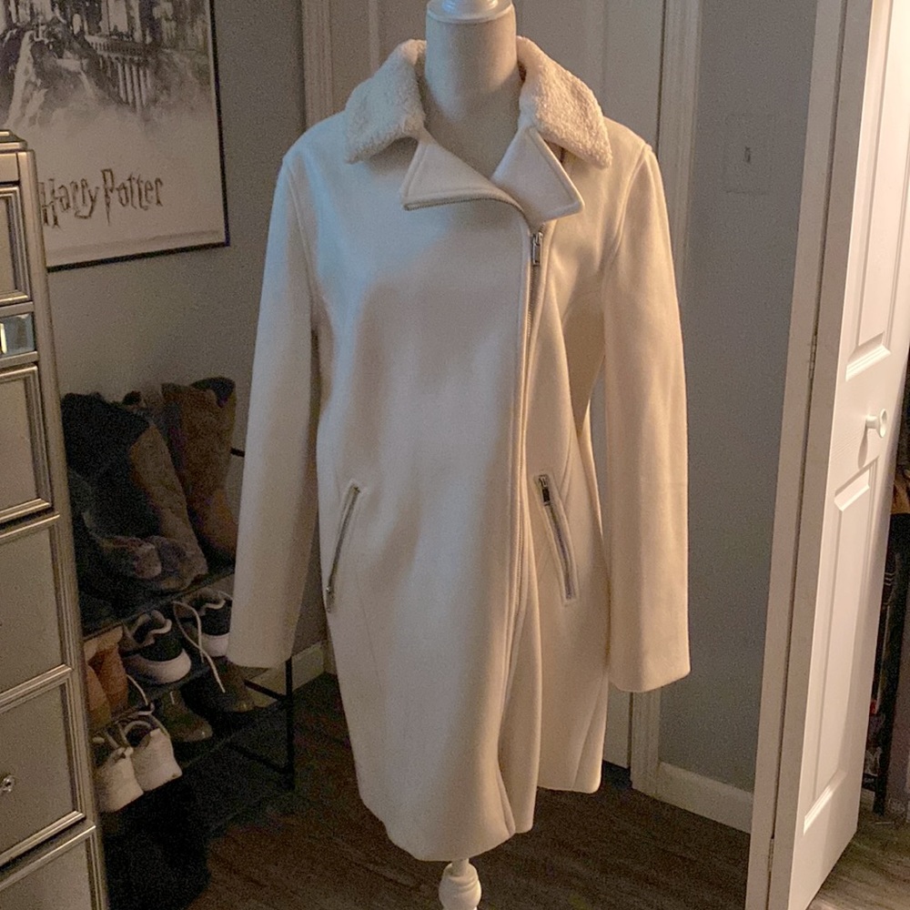 White Dress Coat (L)